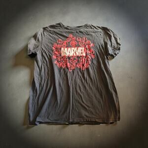 Marvel Path to Titan Panther Alien Group Logo T shirt Black Tee Size